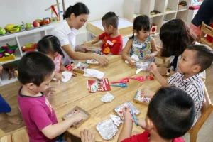 hoạt động ngày hội bé đến trường